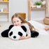Panda Stuffed Animal, 1.87lbs Cute Weighted Plush Hugging Pillow Toy for Boys and Girls, 31.4 Inch