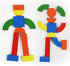 Wooden Magnetic Blocks Toys, Shape Pattern Building Block, Large Tangram Puzzles for Kids