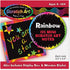 Melissa & Doug Scratch Art Rainbow Mini Notes, 125 with Wooden Stylus - FSC Certified