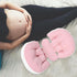 SWETRACE U-Shaped Pregnancy Pillow for Maternity Belly Support and Side Sleeping Soft Pink Body Pillow with Waist