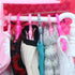 BJDBUS 80 Pcs Plastic Hangers - Accessories for 11.5 inch Doll Clothes, Gown Dress Outfit