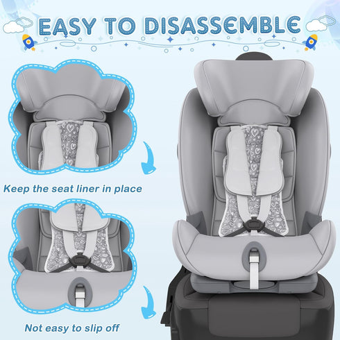 Summer Pinkunn Gel Car Seat Baby Cooling Pad for Breathable Stroller Cooler Pad Multifunctional Carseat Cooling Mat