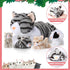 5 Mommy 4 Skylety Pieces Cat Stuffed Animal with Babies Inside Belly Plush Cat Pregnant Kitty with Cute Fluffy Stuffed