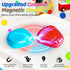 Oriventa 2-in-1 20 (10 8-12, Magnetic Chess Game with Silicone Board & String, Colorful Magnetic Stones Colors)