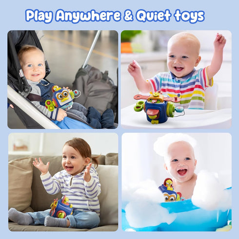 Montessori Toys for 1 Year Old, Sensory Toys for Toddlers 1-3, Travel Activities Busy Cube, Baby Gifts