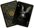 Gent Supply Plastic Waterproof Mythical Creatures II Playing Cards - Black Silver & Gold Edition