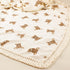 47" x40" Little Jump Cotton Muslin Swaddle Blankets with Tassel, Boho Bohimia Muslin Baby Blanket Neutral with Fringe