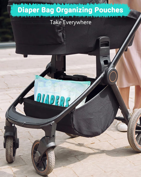 HONGJIEYUAN 3pcs Hospital Bag Organizing Pouches for Labor and Delivery, Maternity Essentials Diaper Bag Organizer