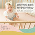 9" 28" 52" Fitted Crib Sheets - Organic Cotton Jersey Knit Crib Beddings - Fits Standard Baby Crib Mattress - x x - Bay