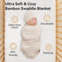 BubblePanda Blanket,2 Pack 47 47 Inch, Rayon Made from Bamboo Baby Swaddle Soft & Breathable Receiving Blankets