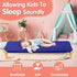 10 23"" 51"", RowinsyDD Pcs Cot Sheets for Daycare, X Blue Daycare Cot Size Sheet with Corner Elastic Loops for Child