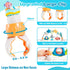 0-6-12 Jollybaby Musical Bassinet Stroller Crib Mobile Toy for Baby Months, Infant Clip On Arch Hanging Toy with Music