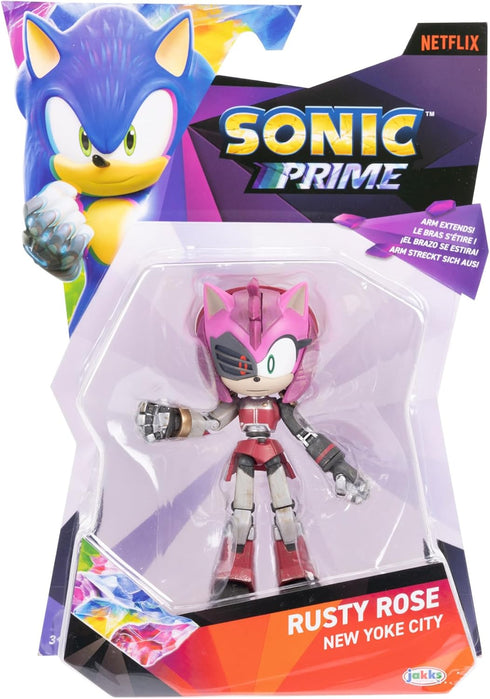 Sonic Prime 5" Articulated Action Figure - Rusty Rose Yoke City