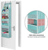 Univivi Door Hanging Organizer, Nursery Storage with 4 Large and 3 Small PVC Pockets