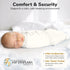 100% 3-Pack, 0-3 Mama Cheetah Organic Cotton Baby Swaddle Blanket with Zipper Newborn Sack, Baby Swaddles Sleep Sack