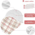 decor gift 4 Pack 22x11in Cotton Burp Cloth Soft and Absorbent? Mars Plaid Offwhite Buffallo Milk Spit Up Cloth