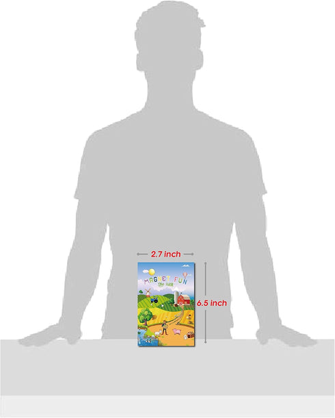 Magnetic Portable Playboard Farm Life (58 Pcs), Suitable for Age 5+