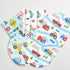 JoyframeAI 4 Pack Cloths,20x10inches Blue Burp Cloths Baby for Boys Girls,Soft Cotton,Traffic Car Theme Design,Super