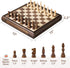 2 1 Set 13" 60 12 2 ELONGDI in Magnetic Chess & Chinese Checkers Wooden Board Game with Storage Drawer and Glass