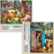 Bits and Pieces Value Set of Two 500 Piece Jigsaw Puzzles for Adults - Hide and Seek, What’s The Password