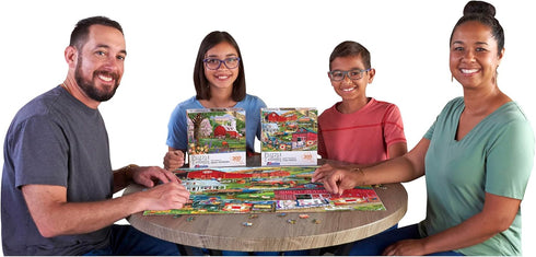 RoseArt - Puzzle Collector - Country Compilation - 300XL Piece Jigsaw Puzzle for Adults