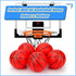 6 Pack 6" Mini Basketballs for Toddlers, Kids, Teenagers with Pump, Durable PVC for Mini Over Door Hoop