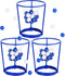 3 Pack Adjustable Head Hoop Basketball Party Game for Kids and Adults with 40 Balls for Indoor Outdoor Fun Activities