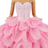 BARWA Princess Evening Party Clothes Outfit Set for 11.5 inch Doll with Hat, Pink Wedding Dress