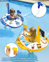 Swimming 26 Inch 3-8, Summer Inflatable Pool Floats Kids - Pool Floaties Pool Navy Model with Corded Water Gun for Boys