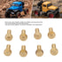 1/24 RC Hex Nut, 8Pcs Brass RC Wheel Lock Nut Replacement Accessories for SCX24 Wheels & Tires (8mm)