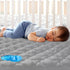 Mini Crib Mattress Protector Sheets Fitted Waterproof Mini Crib Mattress Pad Cover,