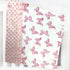 Citihomy 30x40Inch Baby Blanket for Girls Butterfly Pink Minky Super Soft Double Layer Receiving Blanket with Dotted
