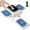 XISZMOG Rechargeable Automatic Card Shuffler for 1-2 Decks, Low Noise & Portable Electric