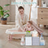 Acrylic Diaper Caddy, Changing Table Organizer for Diapers, Wipes, and Baby Stuff