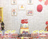 Fire Truck Cake Topper - Glitter Fireman Themed Party Decoration for Graduation or Birthday Party Supplies