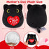 Best Mom Ever Black Cat Plush - Mother's Day Stuffed Animal with Heart