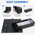 3Pack Trading Card Storage Box with 15PCS Dividers, Magnetic Toploaders, Holds 1000+ Cards or 200 Toploaders