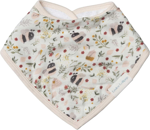 Set 3 36 2 Pack Loulou Lollipop Muslin Bandana Bib Drool Bib for Baby Girl and Boy, Adjustable to Months