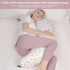 47 inch, Chilling Home C Shaped Pregnancy Pillow, Full Body Pillows for Adults Pregnancy Pillows for Sleeping
