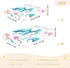 Bseiialft 52 28 Elephant Flowers Leaves Crib Sheets for Boys Girls Soft and Breathable Cotton Baby Sheets for Standard