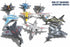 Generic 12-Pack Set Plane Toys Airplane Toys Mini Fighter Jets for Kids, Small Military Glide Planes, Party Favors