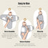 3-Pack 0-3 SWEET DOLPHIN Baby Swaddle Sleep Sacks - Newborn Swaddle Blanket with Soft Cotton - Ergonomic Wrap for Boys