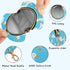 Ducks Round Pacifier Storage Case with Zipper, Portable Pacifier Case for Travel, Diaper Bag & Purse, Pacifier