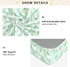 miaozhen 1 Pack 52x28 Cotton Baby Crib Sheets Ultra Soft Cute Bunny Rabbit Butterfly Flower Light Green Playard