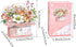MEIEST Set,Simulation Flower Bouquet Building Blocks Model Artificial Rose Handheld Gift Box,Bonsai Plant Building