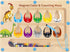 HONGID Dinosaur Toys, Magnetic Color and Number Maze Montessori Toys for 2-5 Year Olds, Educational Sensory Toys