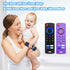 Baby Teething Toys, Food Grade Silicone Teether for Babies 3-18 Months, Fire Stick TV Remote Shape, BPA Free