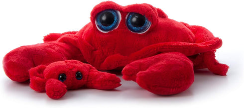 The Petting Zoo Mom and Baby Crab Stuffed Animal, 14 inches, Gifts for Kids