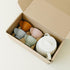 Set 12 Set Marlowe & Co Silicone Tea Play for Children, Piece Dishwasher Safe Tea Gift for Toddlers (Cream Multi Mix)