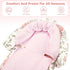 Infant Car Seat Insert, Baby Car Seat Head & Body Support with Strap Pads, Soft Newborn Preemie Carseat Insert Cushion